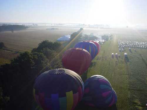 balloons launching